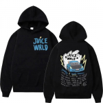 Meeste ja naiste r&auml;ppar Juice Wrld kapuutsiga pusa Linna moodne pusa Populaarne hip-hop pusa Pikkade varrukatega t&auml;navar&otilde;ivad 3XL