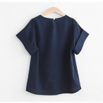 2-osaline komplekt Crop Top+p&uuml;kste &uuml;likond Esteetiline suvine naiste linane vabaaja dressi&uuml;likond, l&uuml;hikesed p&uuml;ksid, varustus, spordi&uuml;likond, &uuml;lisuur M tumesinine v&auml;rv