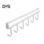 Kohvitassi hoidik riidepuu konks roostekindel tugev kandev&otilde;ime lihtne paigaldada kapi alla kruusihoidik riiul Unilateral must