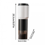 Automaatne kohviveski juhtmevaba kohviveski laetav kohviveski juhtmevaba kohviveski reisimiseks must