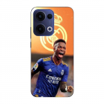 Coque de t&eacute;l&eacute;phone - Maniacase - Oppo Reno 13 5G - Silicone - Souple - Vini JR Wallpaper Real Madrid