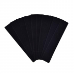 10 tk Vintage mustast riidest t&auml;itesulepea &uuml;mbris kott pliiatsi hoidja varrukas kott Square