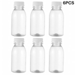 6 tk 250 ml piimapudelid v&auml;ikesed mahlapudelid lekkekindlad piimapudelid kaasaskantavad joogipudelid plastikust t&uuml;hjad veepudelid