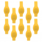 10tk 125Khz RFID randmepael silikoonist k&auml;ev&otilde;ru IP68 veekindel ID-kaart basseini sauna jaoks kollane