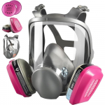 T&auml;isn&auml;omask, 6800 gaasimask koos filtriga, korduvkasutatavad orgaaniliste aurude maskid tolmu, suitsu, gaaside vastu pihustamiseks, v&auml;rvimiseks, lihvimiseks