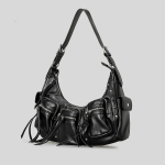 Vintage pestud nahast Crossbody kott v&uuml;rtsikas &uuml;lakeha t&uuml;druk pehme mootorratturi kott