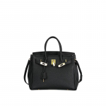 Vahatatud niit Togo pealmine kiht lehmanahk k&auml;sitsi valmistatud plaatina kott+lit&scaron;i mustriga nahast naiste kott pandlaga k&otilde;rgekvaliteediline k&auml;ekott 20x10x15cm must