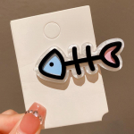 Jaapani armas v&auml;ike kalaluu ​​juuksen&otilde;el, t&uuml;drukute tukk, katkised juukseklambrid, &otilde;pilaste originaalsed l&otilde;busad klambrid, juukseklambrid, peakatted