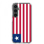 Coque T&eacute;l&eacute;phone Drapeau Libeeria &ndash; Samsung Galaxy S22 Ultra