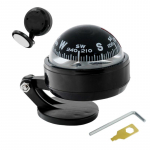 Isekleepuv auto armatuurlaud navigeerimisseade, kompassi kuul, kokkuklapitav must matkavarustus haagissuvilate maasturitele. CHINA