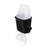 Silikoonist joogitila asendusnoka laste veepudelile isesulguv lekkekindel huulik BPA-vaba 14oz/20oz veepudeli varuosad must valge v&auml;rv