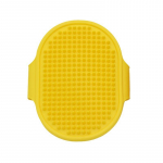 Koerte hoolduspintsel Lemmiklooma &scaron;ampoon kamm Pehme kummikinnas juuksehooldusmassaažikamm reguleeritava rihmaga l&uuml;hikeste pikakarvalistele koertele 1PC