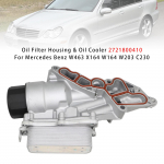 &Otilde;lifiltri korpus ja &otilde;lijahuti 2721800410 Mercedes Benz W463 X164 W164 W203 C230 jaoks