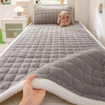 S&uuml;gis ja talv piimveluurist madratsipadi pluss sametine madratsikate madratsikate kodumaine korallveluur paks soe 1 tk 150x200cm