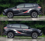 Veoauto ja maasturi kleepsud (kaks k&uuml;lge) Vin&uuml;&uuml;lgraafilised pildid Autokleebised