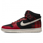 Nike Dunk High SE Tartan Ruuduline Meeste Tennised Must &Uuml;likoolipunane Staadioniroheline DV0826-001 41