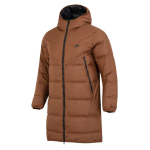 Nike Logoprindi t&otilde;mblukuga kapuutsiga p&uuml;kstega jope Meeste &Uuml;ler&otilde;ivad Pruun DV1134-259 XL brown