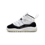 Air Jordan 11 Retro TD Gratitude / Defining Moments Beebi tossud Valge Must Metallik-Kuld 378040-170 26