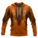 Meeste dressipluus Mugav ja vabaaja 3D digitaaltr&uuml;kiga India motiiviga kapuutsiga topp 5XL