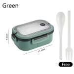 Armas s&ouml;&ouml;gikarp lastele Sektsioonid Mikrolaineahi Bento L&otilde;unakast Lastele Lastekool &Otilde;uesk&auml;mping Pikniku Toidukonteiner Kaasaskantav roheline