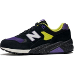 New Balance Nb 580 Klassikaline Spleissing Mugav Kangas P&otilde;rutuskindlus Madal L&otilde;ige Vabaaja Jooksukingad Unisex toss Must Lilla CMT580TF 37.5