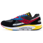 Saucony Aya Klassikaline Retro Kangas Polsterdus Higiimav Madala s&auml;&auml;rega Vabaaja Jooksukingad Meeste toss Must Kollane Punane S70516-1 40.5