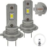 2 tk H7 LED-pirn 9V-30V CANBUS 5000lm tugev valge tuli Off-Road