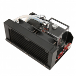 Vesijahutuspump 12V 10W 300ML Veehoidla 80mm 4000 p/min Ventilaator Vesijahutuspaak T&ouml;&ouml;stuseks