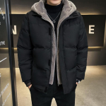 Suur Suurus Mood Talvine Kapuutsiga Soe Meeste Parka V&auml;ljas Tuulekindel Meeste Puuvillane R&otilde;ivas Lukuga &Uuml;hev&auml;rviline Jakk Meestele XS khaki