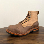 Vintage K&auml;sitsi Valmistatud Lehma Nahast S&uuml;gis Talv Meeste Kingad Segav&auml;rvilised Briti Pahkluu Saapad Platvorm T&ouml;&ouml;riistad T&ouml;&ouml; Mootorrattasaapad 42 khaki beež v&auml;rv