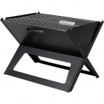 1 tk S&uuml;learvuti BBQ Grillimispulgad Kiirelt Kokkupandav & Lihtne Kaasaskantavus V&auml;litingimustes Grillimiseks Telkimiseks Reisimiseks Piknikuks Aeda 43.5*29*37.5cm must