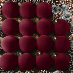 15 tk 3,15 tolli Sametised J&otilde;ulupallid Hulgim&uuml;&uuml;k K&uuml;ljega J&otilde;ulukuuse Pall Kaunistused Xmas Dekoratiivsed Rippuvad Kaunistused 3.15 Inch pruun