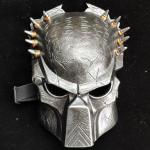 Kiskja ja tulnukate vaigusmask cosplay ja p&uuml;hade pidustuste kost&uuml;&uuml;mide jaoks Silver Warrior gray