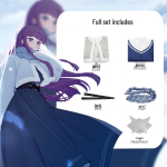 Friereni talvine cosplay-kost&uuml;&uuml;m: T&auml;ielik komplekt: kleit, mantel ja aksessuaarid XL