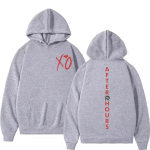 2025 The Weeknd XO Hupparid muusikaalbumilt Meestele ja naistele Streetweari mood Hip Hop Vintage Hupparid S gray