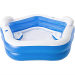 Piscine gonflable - Bestway - Family Fun - 2 anneaux - 575L valge
