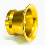 shymie &Otilde;hukoonus Karburaatori Filter Mootorratta Osad Alumiinium L&auml;bim&otilde;&otilde;t 2,0 tolli (50 mm) &phi;50&times;45mm kuld