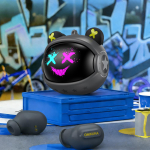 T20 traadita m&auml;ngukomplekt, &uuml;hildub arvuti/mobiiltelefoniga, avatud stereo, k&otilde;rvasisesed k&otilde;rvaklapid, puutetundlik juhtimine, intelligentne m&uuml;rav&auml;hendus must