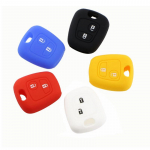 Silikageel Auto 2 Nupuga Pultv&otilde;tme Korpuse Hoidja Kate Kaitsja Peugeot 106 107 206 207 307 408 Silikoonist V&otilde;tme Tarvikud black key case