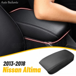 Keskkonsooli k&auml;etugede karbi kate kriimustusvastane nahast k&auml;etugede kaitsepadja dekoratiivtarvikud, mis sobivad Nissan Altima jaoks 2013-2018