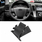 Black Hand Braid Car-styling Steering Wheel Cover Leather Trim For Hyundai Veracruz ix55 Vera Cruz 2007 2008 2009 2010 2011