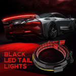 OKEEN 120cm 130cm Universaalne Led-auto spoiler S&uuml;sinikkiust pagasiruumi tuled Riba V&otilde;idus&otilde;idu tagumine sabatiib Automaatse piduri suunatuled 120cm