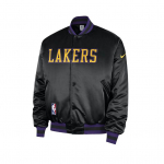Nike NBA Lakers Korvpalli Stand-krae Pikkade varrukatega Pesapallijakk Meeste jakid HQ5766-010 S