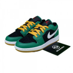 Air Jordan 1 Low SE GS Christmas Retro Tossud DQ8421-300 EU 38.5 roheline