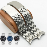 MERJUST 316L 20mm 22mm h&otilde;bedane roostevabast terasest kellarihm Omega seamaster 300 k&auml;ev&otilde;ru kellatarvikute jaoks 22mm