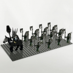 13 tk Keskaegsed s&otilde;durid Lord Sauron Angmari n&otilde;iakuningas Varjude orkid Tugevad Uruk-haid Minifiguuride ehitusplokkide m&auml;nguasjad lastele