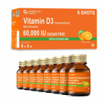 Karbamiid Forte D3-vitamiin 60000 R&Uuml; Suhkruvaba Nano Shot Suukaudne Lahus Vedelik 8 x 5 ml Kord N&auml;dalas Tervise Toetus