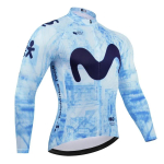 Movistar S&uuml;gis Pro Team Jalgrattas&auml;rk19D P&uuml;ksid Komplekt MTB &Uuml;htne Jalgrattariided Kiiresti Kuivavad Rattariided Meeste Pikk Jalgrattariietus XXL white