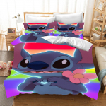 Stitch 100% Pol&uuml;ester Koduaksessuaarid 3-osaline 1 Tekikate &Uuml;ks T&uuml;kk Voodipesukomplekt Mugavus Peen S&uuml;nnip&auml;evakingitus EU Single(135*200cm)3pcs