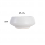 Keraamiline vaas Valge &uuml;mmargune lillepott H&uuml;dropoonika lillekorralduse tarvikud Poti anum Kodu kaunistus Lillevaasid